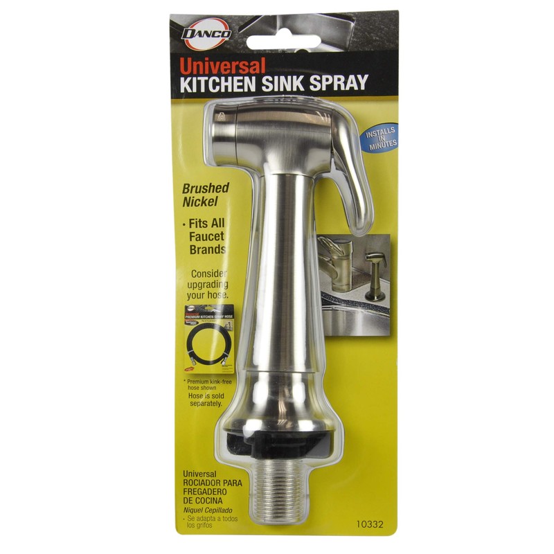 Danco 10332 Transitional Kitchen Sink Side Spray, Brushed Nickel