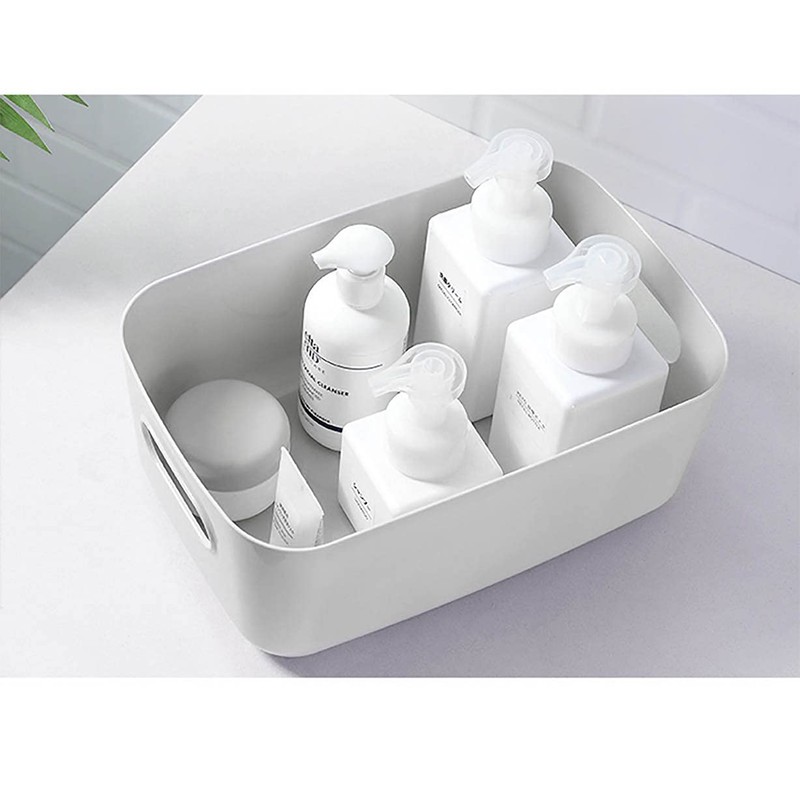 Bgfuni Set of 8 Small Plastic Storage Baskets, Office Home