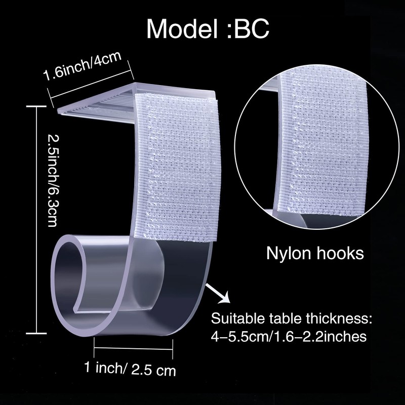 50 Packs Table Skirt Clips Plastic Tablecloth Clips Table Skirt