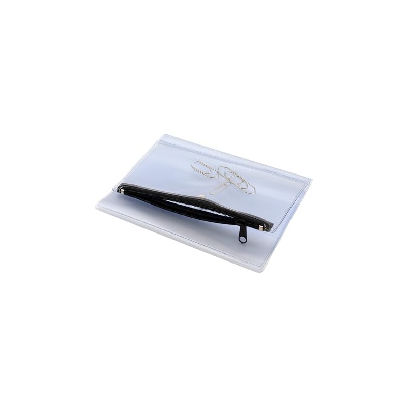 isshoni. Notebook Cover with Case, PVC A6 [R Clear Beige]