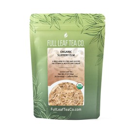 Organic Slippery Elm Loose Leaf Tea - 2oz Bag (Approx. 30 Servings) | Full Leaf Tea Co.