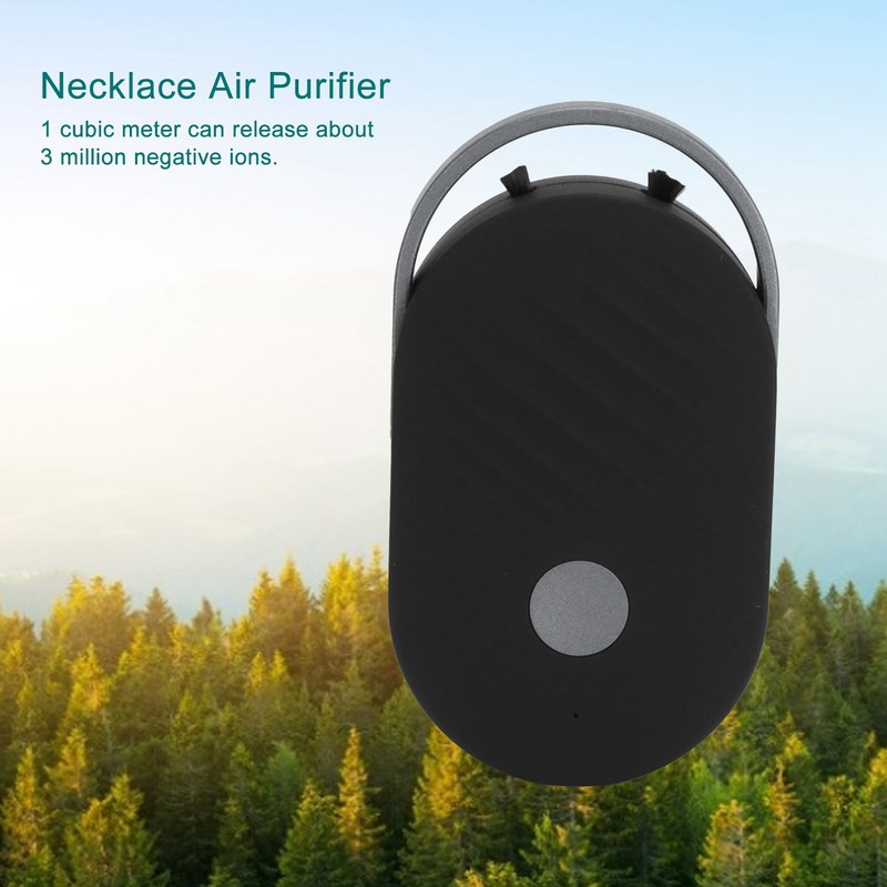 Mini Hanging Neck Negative Ion Air Purifier Portable Necklace Purifier