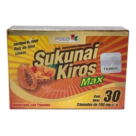 Sukunai Kiros Max 3 Cajas De 30 Cpsulas Sin Sabor                                                                                                     