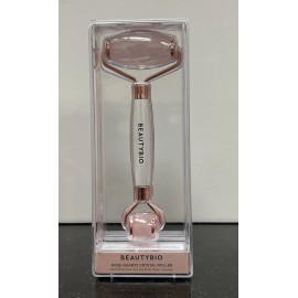Crystal Beauty Bio Rose Quartz Crystal Roller Face/Eye/Body Roller - New In box