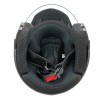 MMG Motorcycle Scooter Open Face Helmet Crux Flip Up Visor