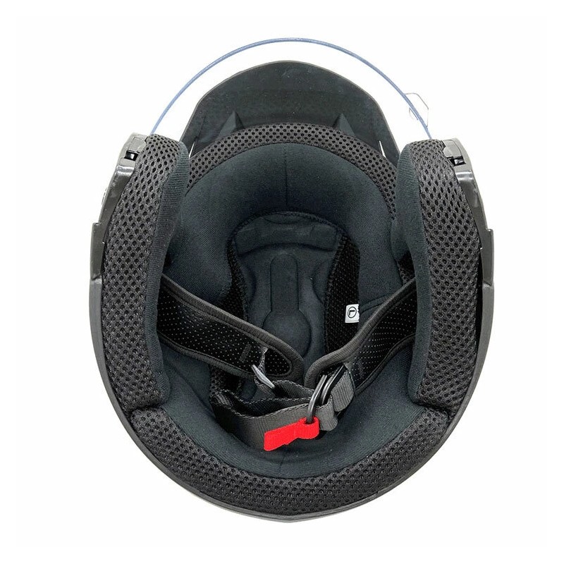 MMG Motorcycle Scooter Open Face Helmet Crux Flip Up Visor