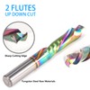 Up Down Compression Spiral Router Bit - 1/4 inch Shank