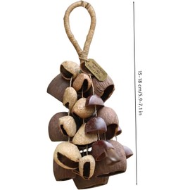 Sonajero de Semillas, sonajero de Semillas Naturales Hecho a Mano, Bolso Viento, Encanto, Instrumento Africano Mixto y decoración Natural, decoración