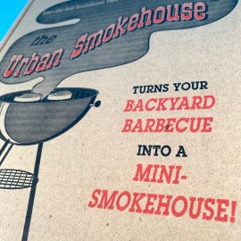 The Urban Smokehouse Smoker Box & Wood Chips Grill Kit Urban Smokehouse Hickory Mesquite Sweetwood
