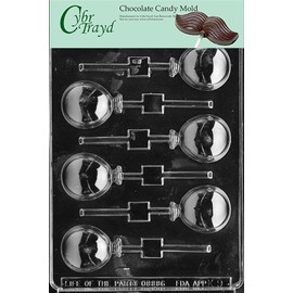 Cybrtrayd Life of the Party K009 Balloons Lolly Birthday Chocolate Candy Mold in Sealed Protective Poly Bag Imprinted with Copyrighted Cybrtrayd Molding Instructions