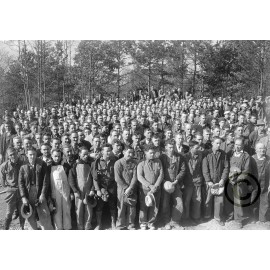 workers at Norris Dam construction camp site TN © 1933 Reprint from Scan 8X11 In