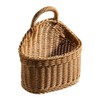Healvian Hanging Basket for Kitchen Ginger and Garlic Organizer Woven