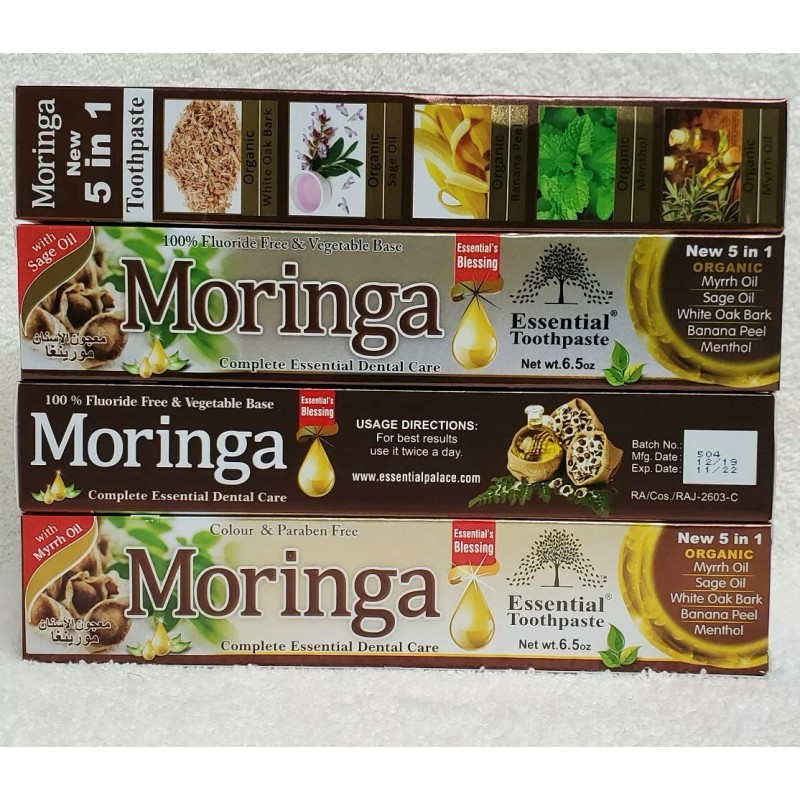 Essential Palace 1 Tube MORINGA Toothpaste 5 in 1 Essential