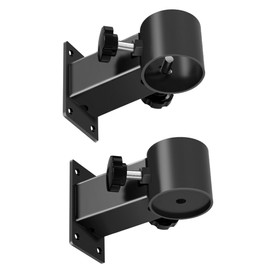 Patio Umbrella Holder Heavy Duty Adjustable Metal Umbrella Clamp Stand Mount Attaches to Railing, Outdoor Courtyard, Balcony, Boats,1sets (1 Base Pieces and 1 top Pieces,to Hold 1 Umbrellas)