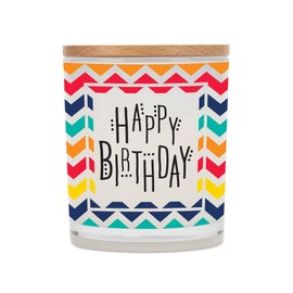 Elanze Designs Happy Birthday 11.5 Ounce Pure Soy Wax Jar Candle, Sugared Citrus Scent
