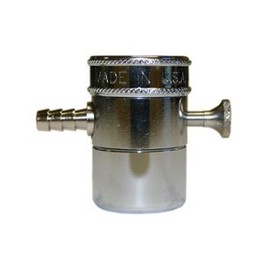 QMP (QMP500) Diverter Valve 1/4" Barb; Chrome