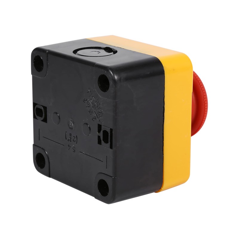 Emergency Stop Button Switch, AC 690V 10A Red Sign Emergency