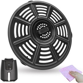 HEISENLIN 4QT Air Fryer Replacement Grill Plate for Ninja AF100 4 Quart Air Fryers, Upgraded Grill Pan Crisper Plate Crisping Tray Grate Grid Shelf for Ninja Air Fryer, Dishwasher Safe, Nonstick