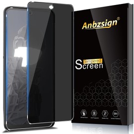 Anbzsign 2 Pack for HMD Fusion Privacy Tempered Glass Screen Protector, 9H Anti Spy Private Film, Anti-Scratch, Case Friendly