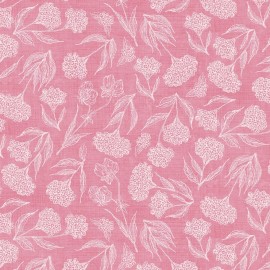 Wilmington Prints - Hydrangea Mist - Toile - Pink, Fabric By  the Yard