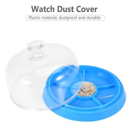 Watch dust cover, 6 slots, movement accessories, dust cover, plastic shell repair tool.