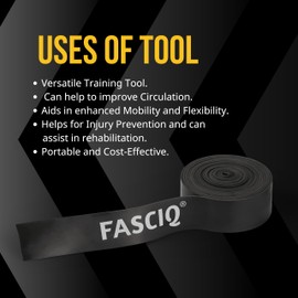 FASCIQ® Floss Bands 1" Strong Compression| Compression Sports Bands for Improved Mobility & Strenghtening | Muscle Recovery | for Exercise & Work Out | Muscle Soreness Recovery | Perform Better
