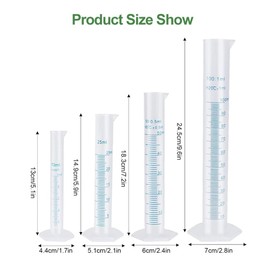 Measuring cylinder made of plastic, measuring cylinder, measuring cylinder, laboratory test tube, plastic graduation measuring cylinder, plastic graduated measuring cylinder, plastic measuring