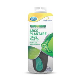 Scholl in-Balance Pain Relief Insoles, Arch Support for Flat Foot, Unisex, Size M (EU 40-42 / UK 6.5-8)