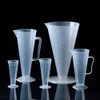 6 Pieces Plastic Measuring Cup 50ml Cone Measuring Cup Measuring