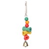 Bird Swing Hanging Toys Wooden Educational Colorful Parrot Swing Chewing