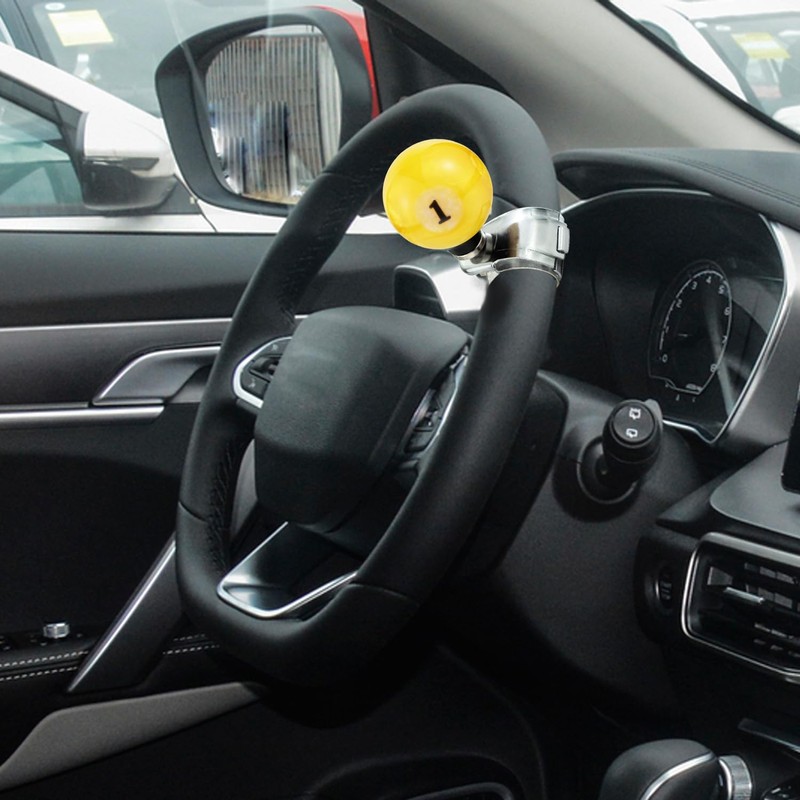 Arenbel 1 Billiard Steering Wheel Spinner Knob Car Turning Booster