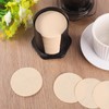 700 Pcs Unbleached Natural Paper, 6.4cm Coffee Filters Round Replacement