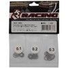 3 Racing 3RAC-SW06 Stainless 6mm Shim Spacer 0.1/0.2/0.3 Thickness (10 Pieces Each) (Three Racing)