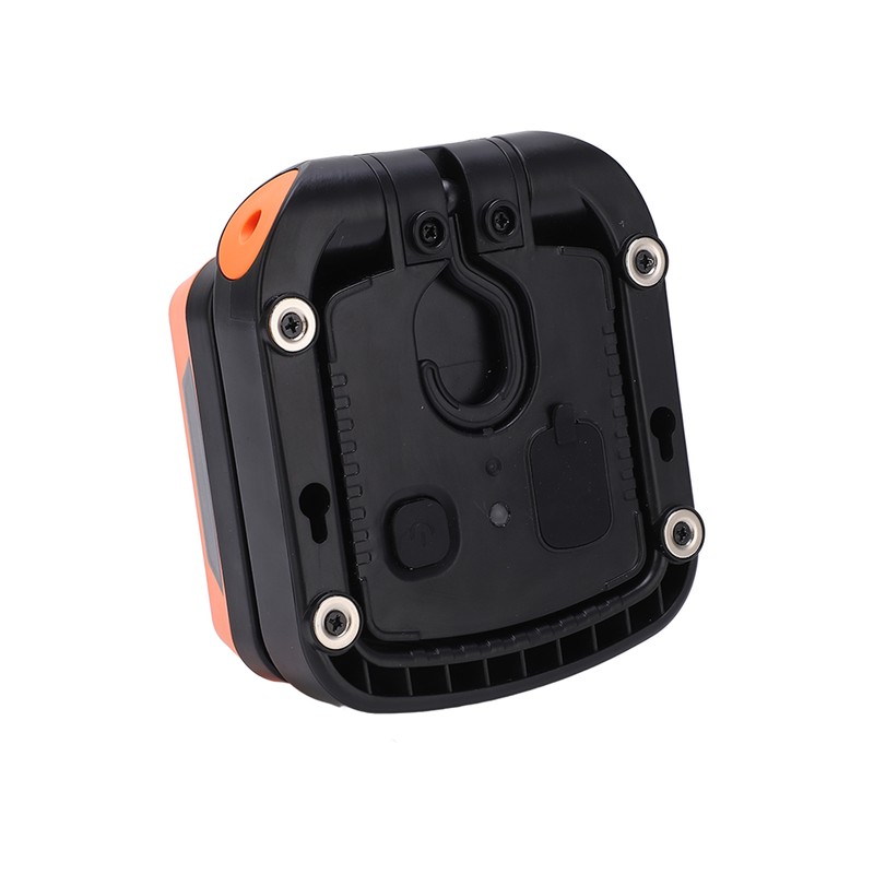 Orange Portable Rechargeable Work Light LED Flood Lights Folding Stand