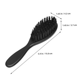 Outanaya 2pcs Men's Hair Beard Grooming Brush Soft Bristles for Dandruff Oil Control Lightweight Styling Tool for Home Travel Scalp Cleaning Beard Care