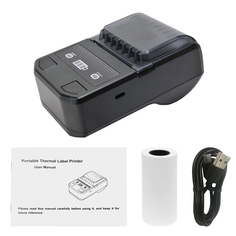 Portable 58mm Thermal Receipt Printer Wireless BT Mini Bill Ticket