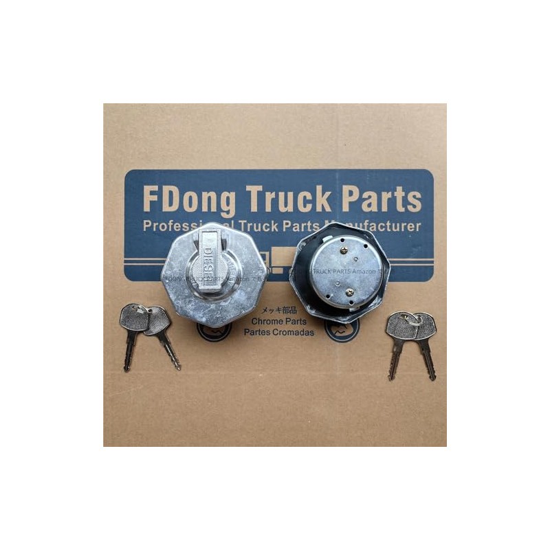 Fuel Tank Cap with Key 8-98146010-0 Compatible with Isuzu Elf