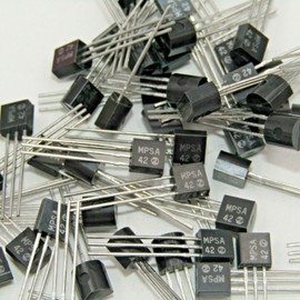 PMMCON 50pcs MPSA42 A42 500mA 300V NPN TO-92 Transistors