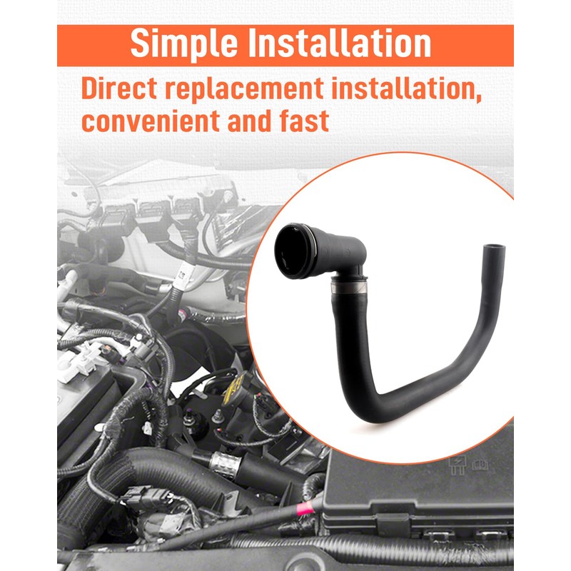 Quaneguzy Engine Coolant Overflow Hose Fit for Ford F150 Lobo
