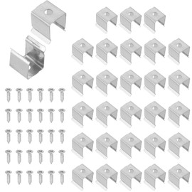 PATIKIL Neon Rope Light Mounting Brackets, 70 Pcs Neon LED Lights Stainless Steel Install Fixing Clips Accessories for 8-11mm Silicone Neon Sign Flex Strip Lighting