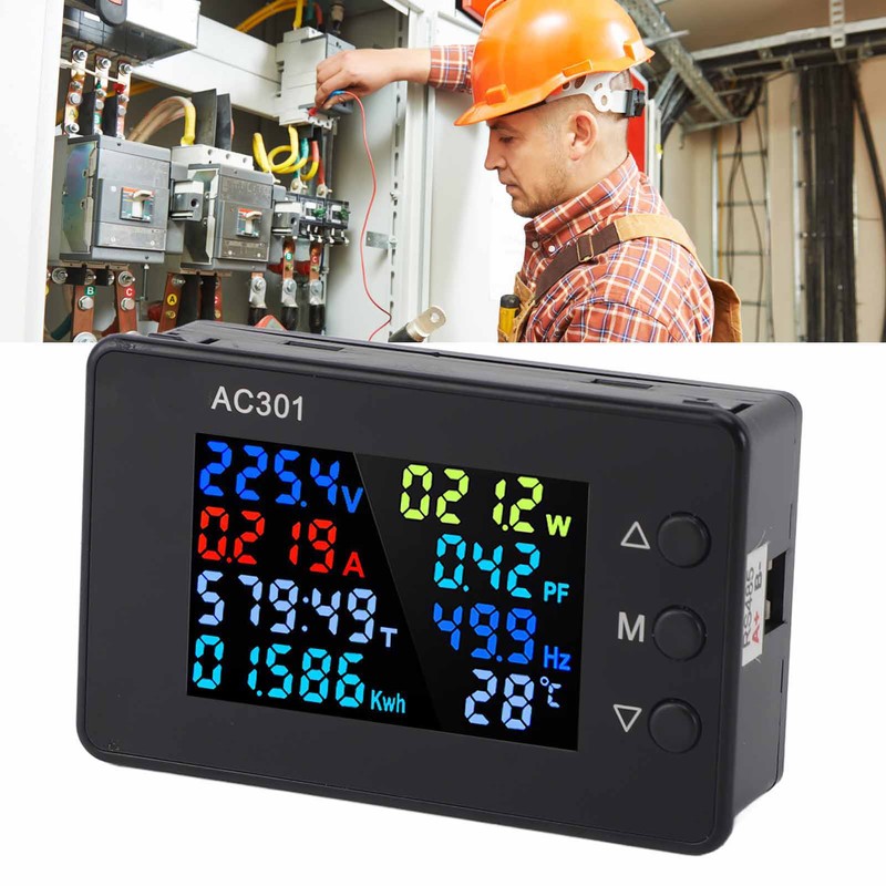 AC Voltmeter High Accuracy Digital Voltage Meter Electric Meter with