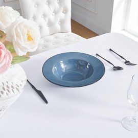 Hstbgdlk 2 Pack Fitted White Table Covers for 6 Foot Rectangle Tables - Water Resistant Washable Fabric Polyester Table Clothes Protector for Wedding, Trade Shows, 72L x 30W x 30H Inches,6ft