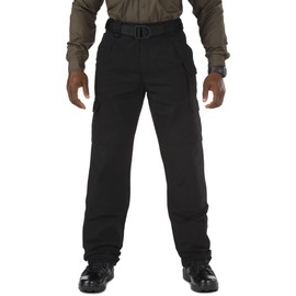 5.11 Tactical Men's Active Work Pants, Superior Fit, Double Reinforced, 100% Cotton, Black, 44W x 30L, Style 74251