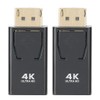 AMONIDA Adaptador 2 Pack 4K Displayport a Hdmi Adaptador DP