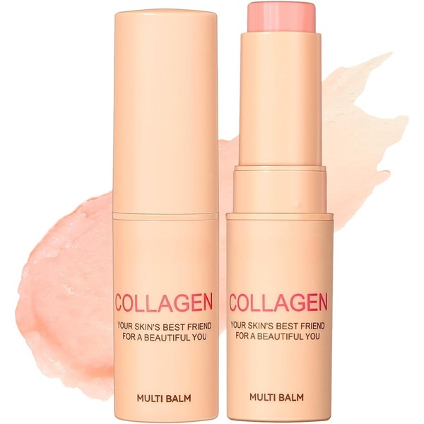 Collagen Multi Balm Stick, Collagen Stick Lip Balm Anti Wrinkles