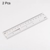 sourcing map 2pcs Film Flexible Ruler 6 Inch 0.1mm Scale