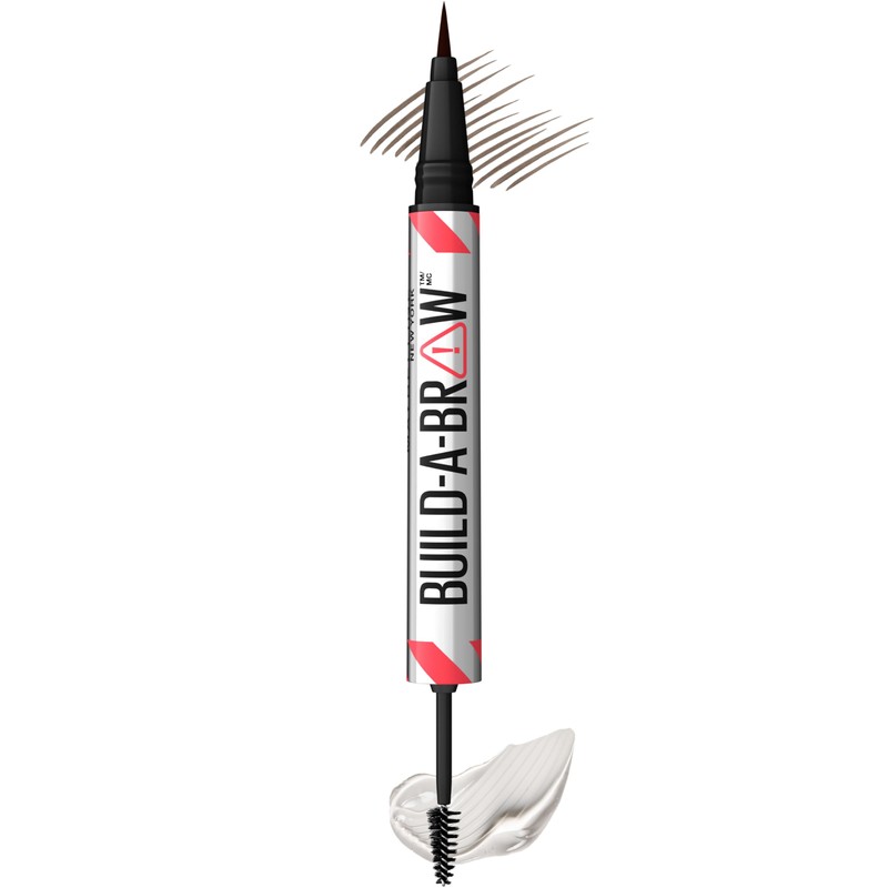 Maybelline Build-A-Brow 2-in-1 Brow Pen and Sealing Eyebrow Gel, Eyebrow