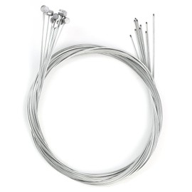 10 PCS Universal Inner Bike Brake Cable, Universal Stainless Steel Bike Brake Cables Smooth Inner Brake Cable Set Replacement for Mountain Road Bike Parts Compatible with Bike Gear Cable
