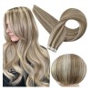 Full Shine Extensiones Cabello Humano 8 Ceniza Marrón Resalta 14in