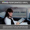 VViViD Black Perforated One-Way Vision Vinyl Automotive Window Wrap Roll